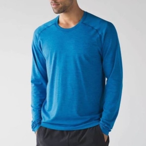 Lululemon Metal Vent Tech Long-Sleeve Shirt in Blue (Medium) - Picture 2 of 4